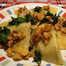 Ravioli With Toasted Walnuts