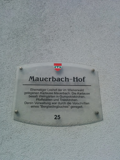 Weingut Hasenöhrl  im Mauerbach-Hof