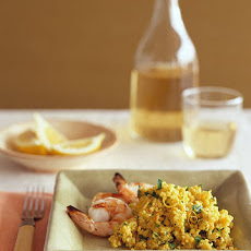 Lemon-Saffron Millet Pilaf