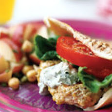 Indian-Spiced Patties with Yogurt Sauce