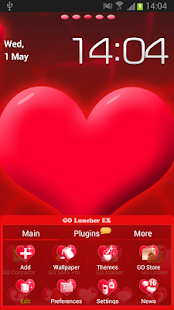 How to mod Love Theme for GO Launcher lastet apk for android