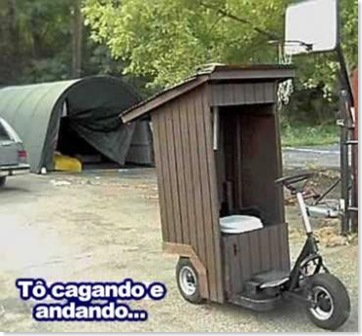 cagando e andando