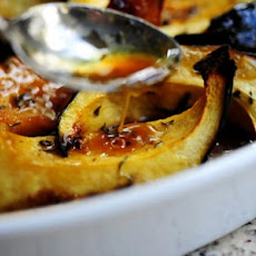 Sweet-Roasted Rosemary Acorn Squash Wedges