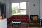 Living Room with a view of the clubhouse and lake