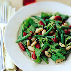 Three-Bean Salad with Honey-Mustard Vinaigrette