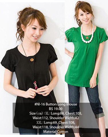 [#NI-16 Button Long Blouse Big Size[5].jpg]