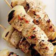 Grilled Pork Kebabs with Cucumber Tzatziki