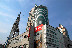 Pics taken in Shanghai in april 2005. View from Pudong new area and in Yu Garden at night.