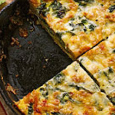 Greens & Gruyere Strata Frittata