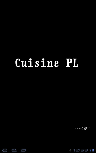 Cuisine PL - english version