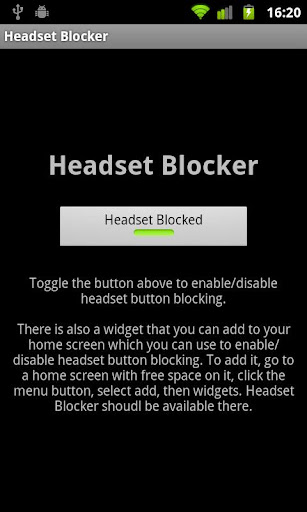 Headset Blocker