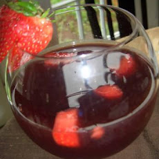 Cranberry and Strawberry Sangria