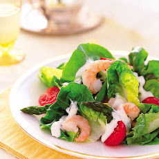 Bibb Lettuce with Shrimp, Asparagus, and Chive Aïoli