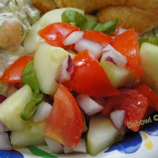 Healthy Cucumber-Tomato Salad