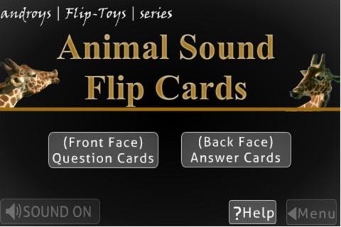 Animal Sound Flip Cards