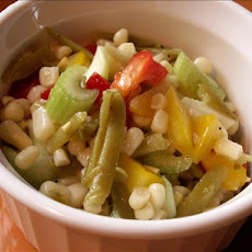 Overnight Veggie Slaw With Sweet-Tart Vinaigrette