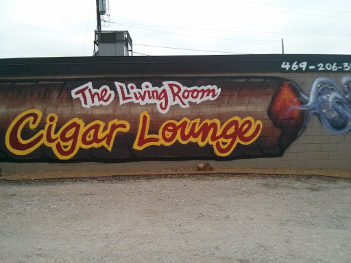 The Living Room Cigar Lounge Mural