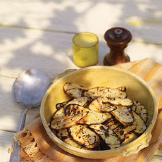 Grilled Potato Slices with Salt and Vinegar