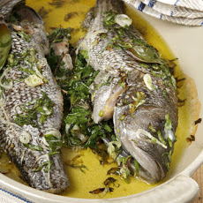 Whole Roasted Sea Bass