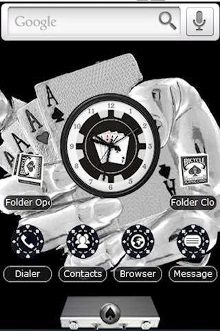 Poker Theme Black and White