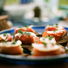 Open-Faced Salmon Tea Sandwiches