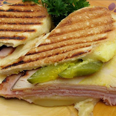 Pressed Cuban Sandwich With Garlic Dijon Butter