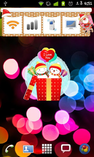 Christmas Sticker Widget Sixth