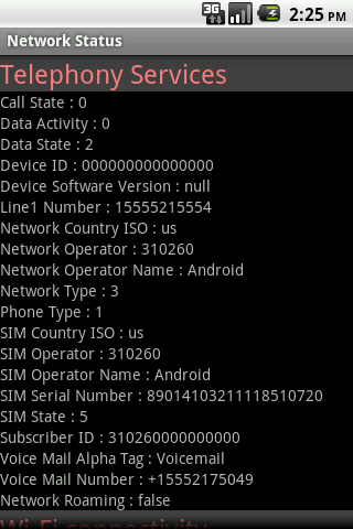 Network Status Checker