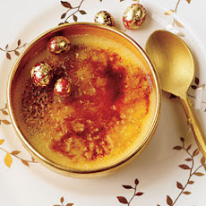 White Chocolate-Cranberry Crème Brûlée