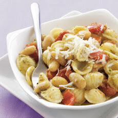 Orecchiette with White Beans and Pesto