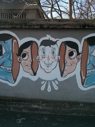 Graffiti Multiple Faces