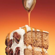 Maple-Gingerbread Layer Cake with Salted Maple-Caramel Sauce