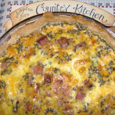 Cheesy Ham Quiche