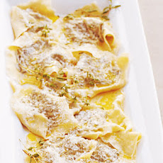 Ravioli Stuffed with Kale, Prosciutto, and Marjoram