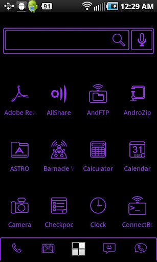 LightWorks Purple ADW Theme