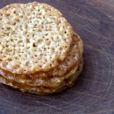 Buttery Lemony Lace Cookies