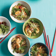 Fried Rice with Shrimp and Snow Peas