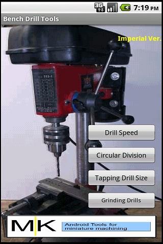 Drill Tool Imperial