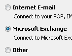 Choose Microsoft Exchange