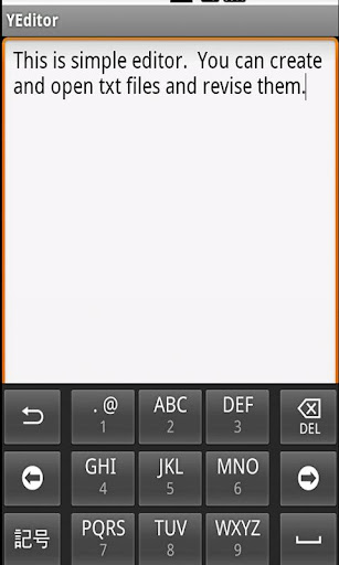 YEditor --simple editor--