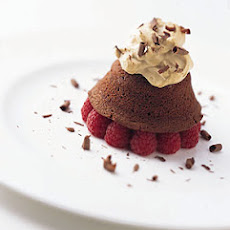 Bittersweet Chocolate Cakes with Espresso Cream