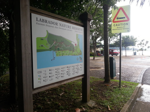 Entrance to Labrador Nature Reserve Signboard 