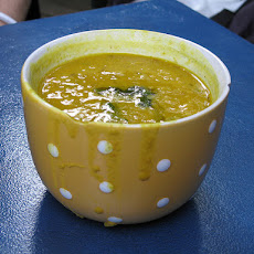 Moroccan Sweet Potato and Chickpea Soup