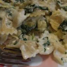 Creamy Spinach Artichoke Pasta