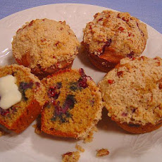 Whole Wheat Blueberry Muffins