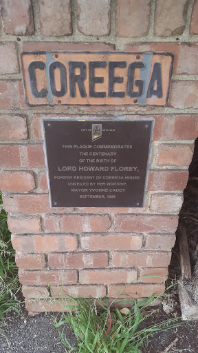 Lord Howard Florey Birth Plaque