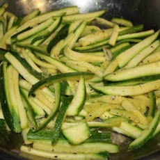 Sautéed Zucchini Julienne