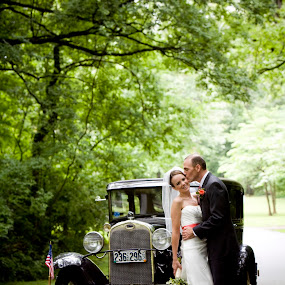 by Jamie Weiss - Wedding Bride & Groom