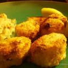 Low Fat Oven-Fried Scallops