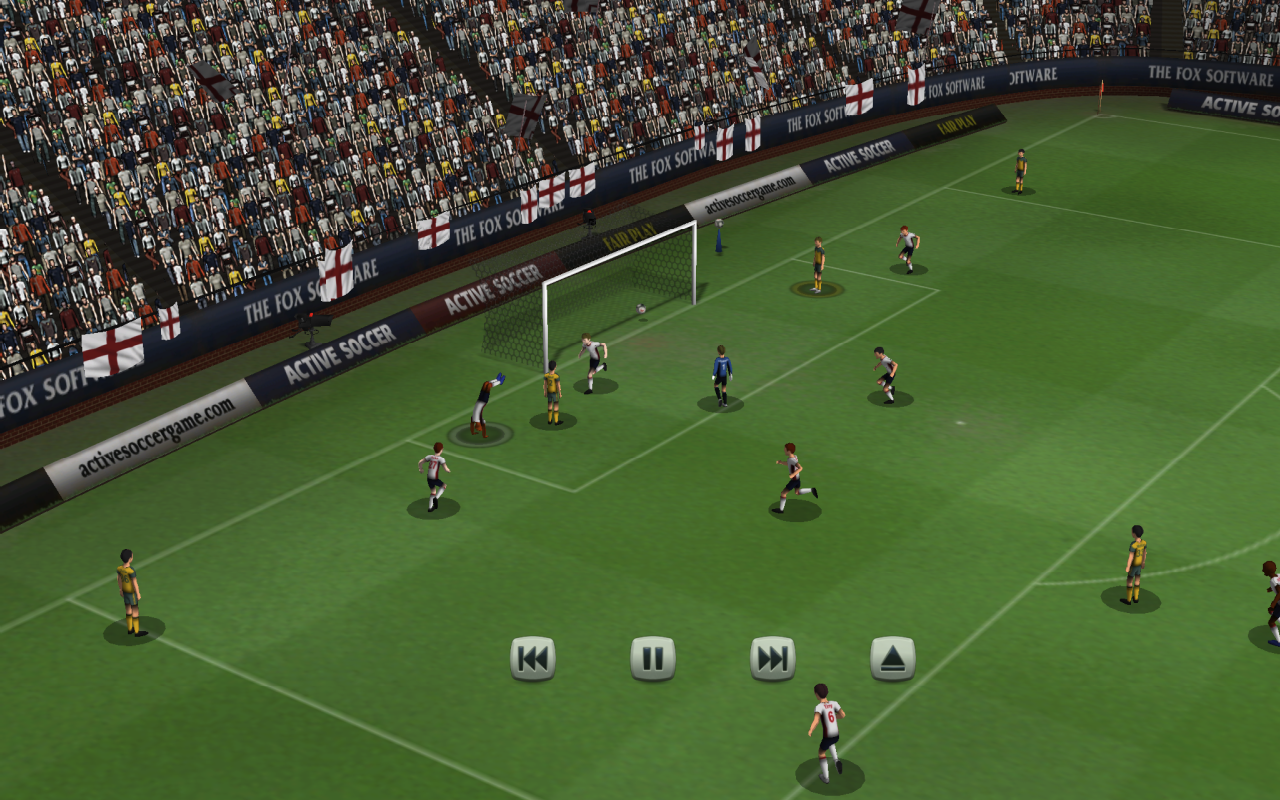 Android application Active Soccer screenshort